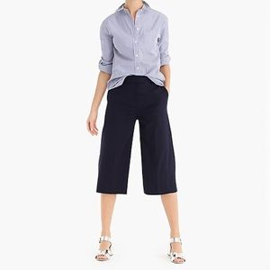 J. Crew Culottes Navy Blue Size 00 NWT